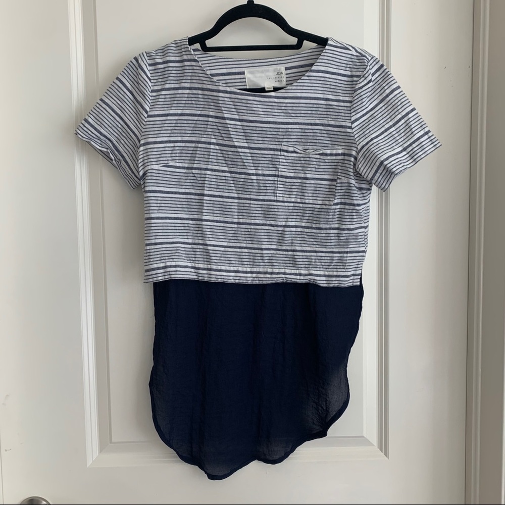 JOA LA high low cropped top Small